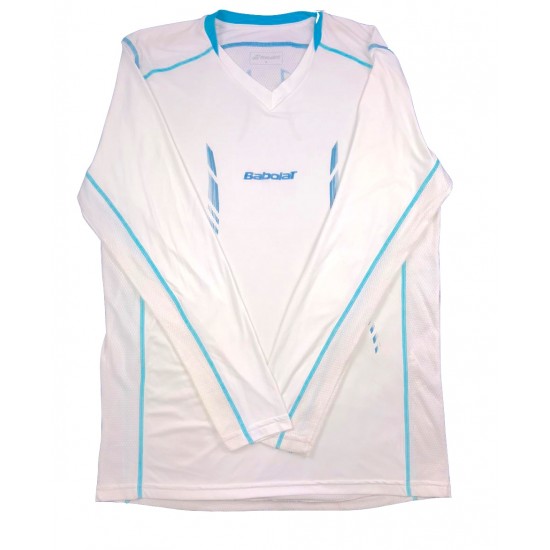 CAMISETA BABOLAT MANGA LONGA PERFORMANCE INT. MAN - BRANCA